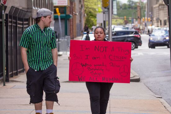 Riots in Baltimore, United States
