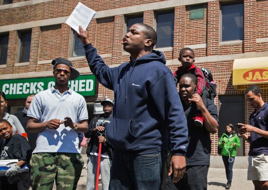 Riots in Baltimore, United States
