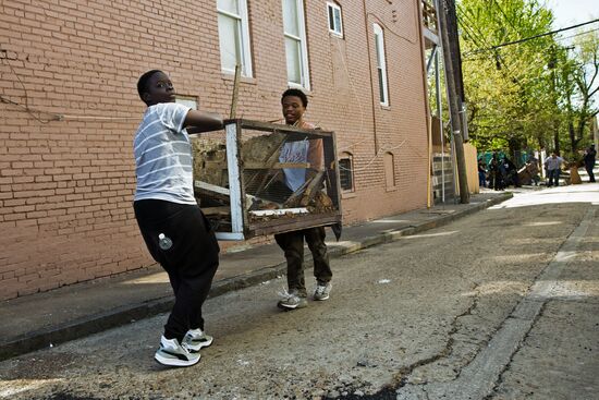 Riots in Baltimore, United States