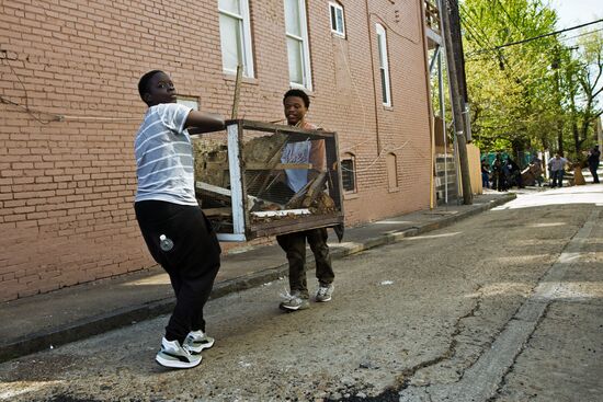 Riots in Baltimore, United States