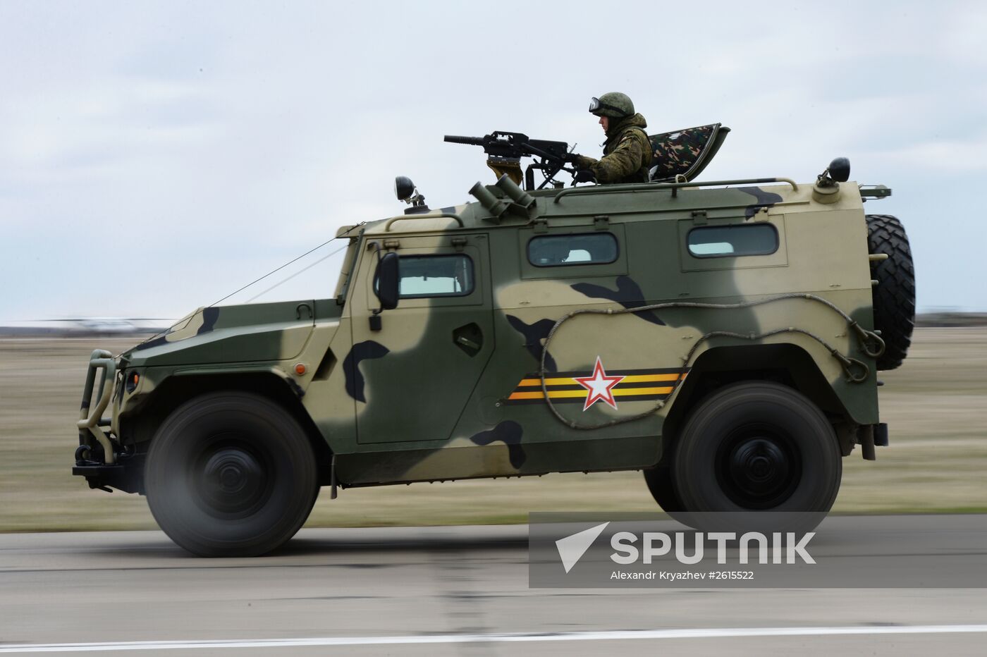 V-Day parade rehearsal in Novosibirsk