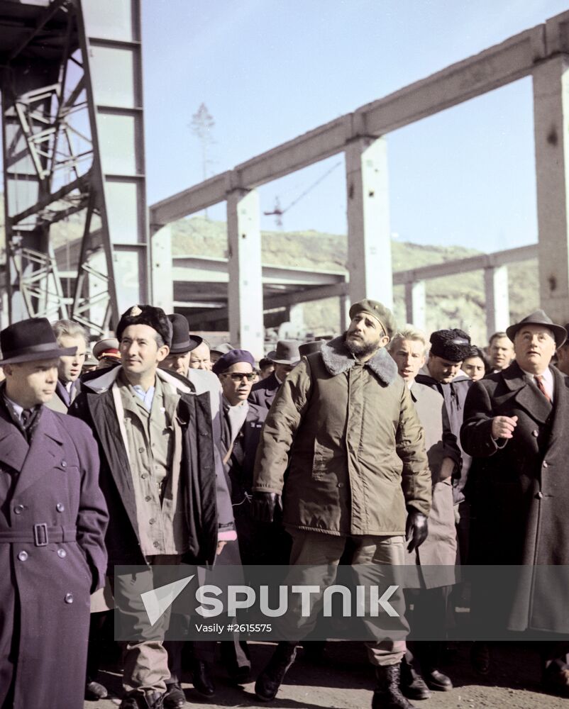 Fidel Castro in Bratsk