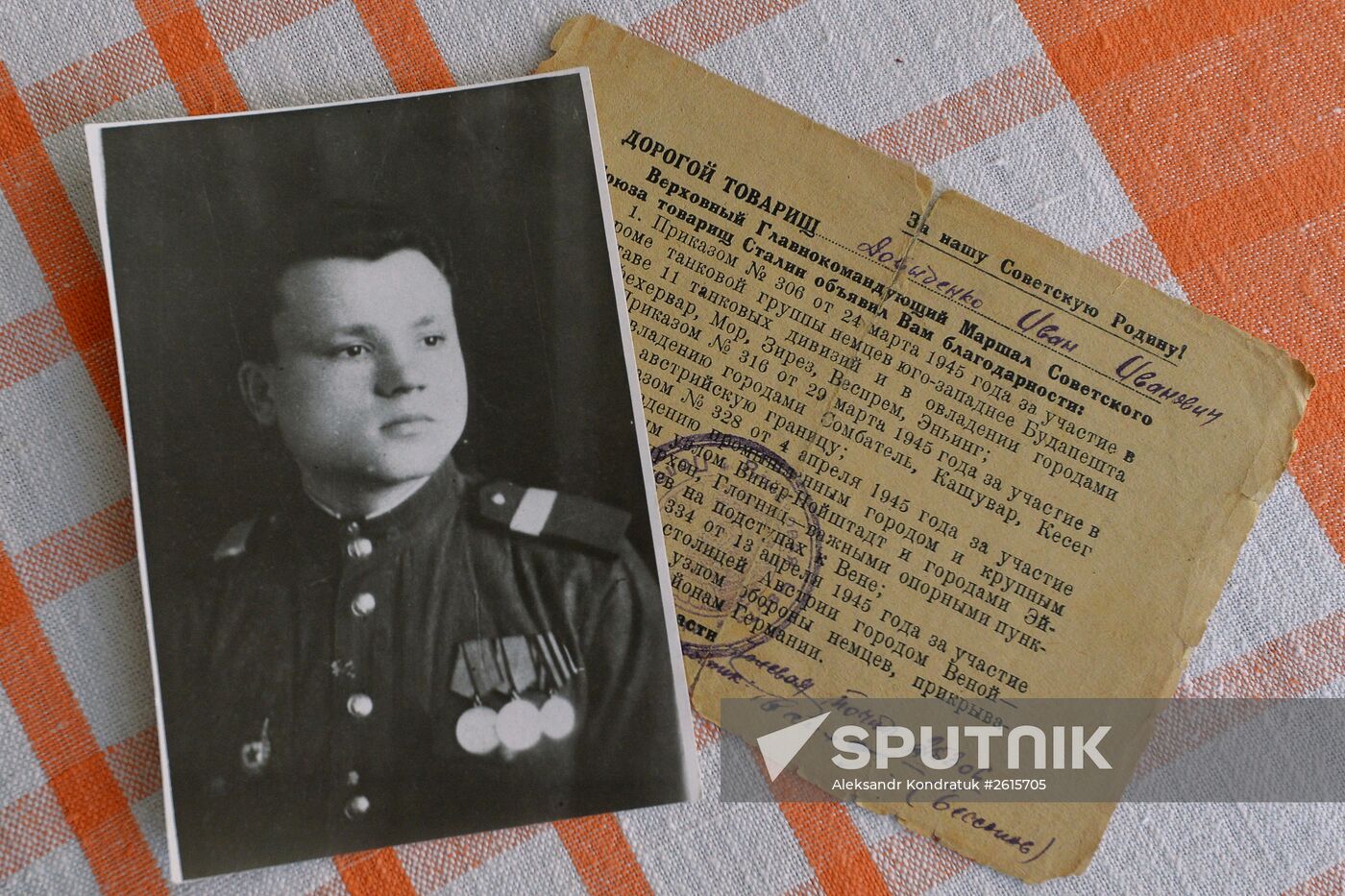 Veteran of Great Patriotic War Ivan Davidenko