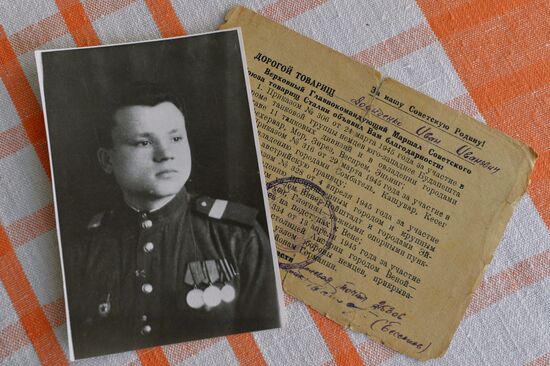 Veteran of Great Patriotic War Ivan Davidenko