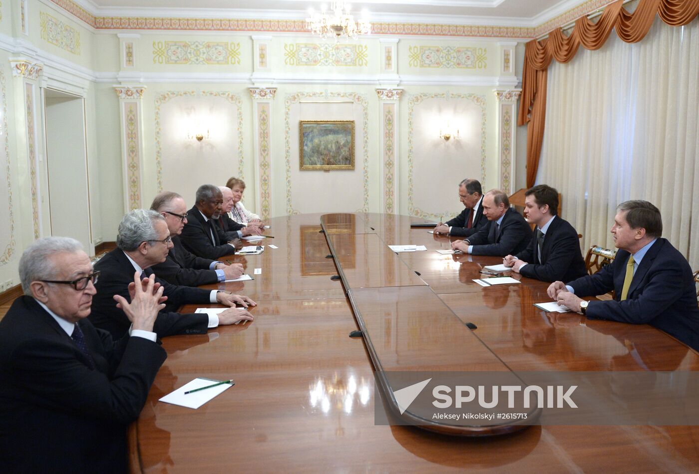 Vladimir Putin meets with members of The Elders