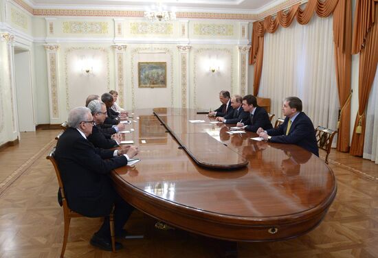 Vladimir Putin meets with members of The Elders