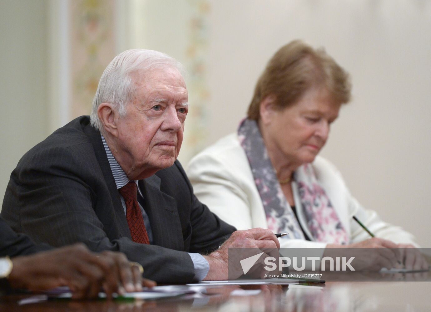 Vladimir Putin meets with members of The Elders