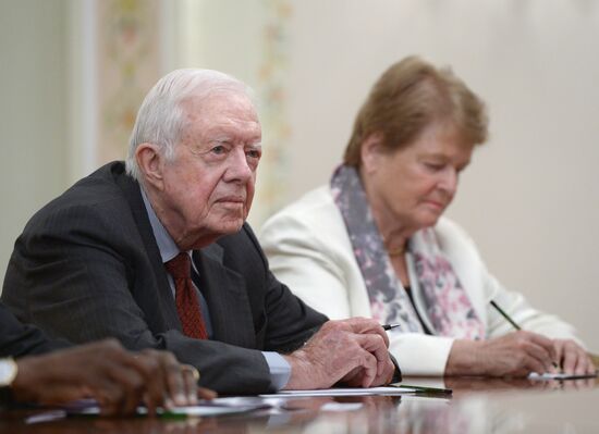 Vladimir Putin meets with members of The Elders