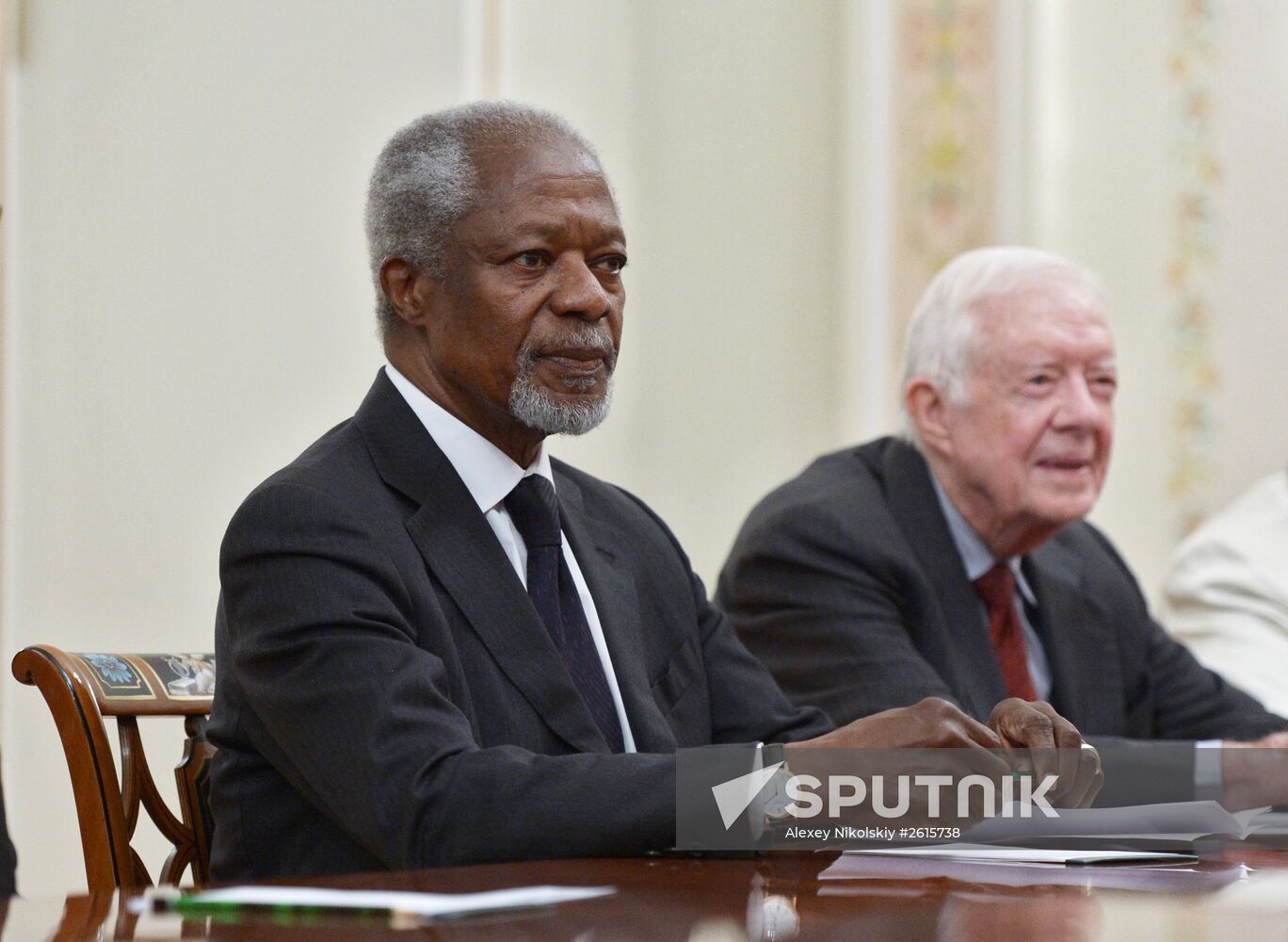 Vladimir Putin meets with members of The Elders