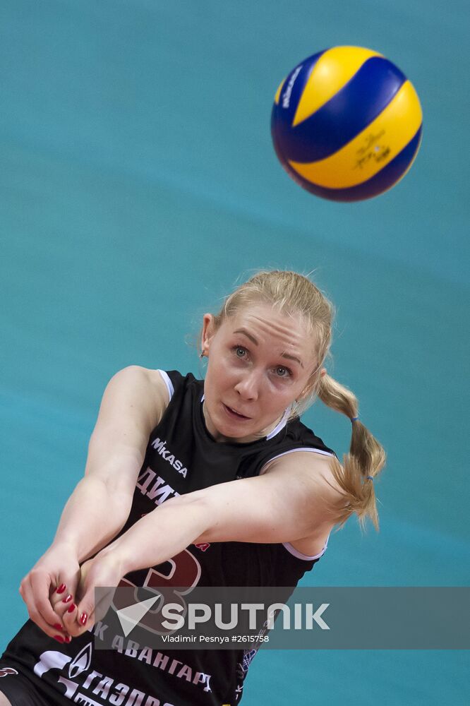 Russian Women's Volleyball Super League. Dynamo Moscow vs. Dynamo Kazan