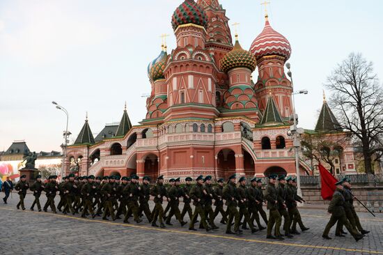 Victory Day Parade rehearsal in Moscow
