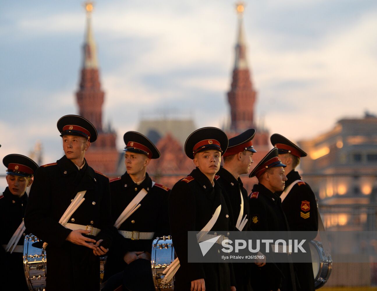 Victory Day Parade rehearsal in Moscow