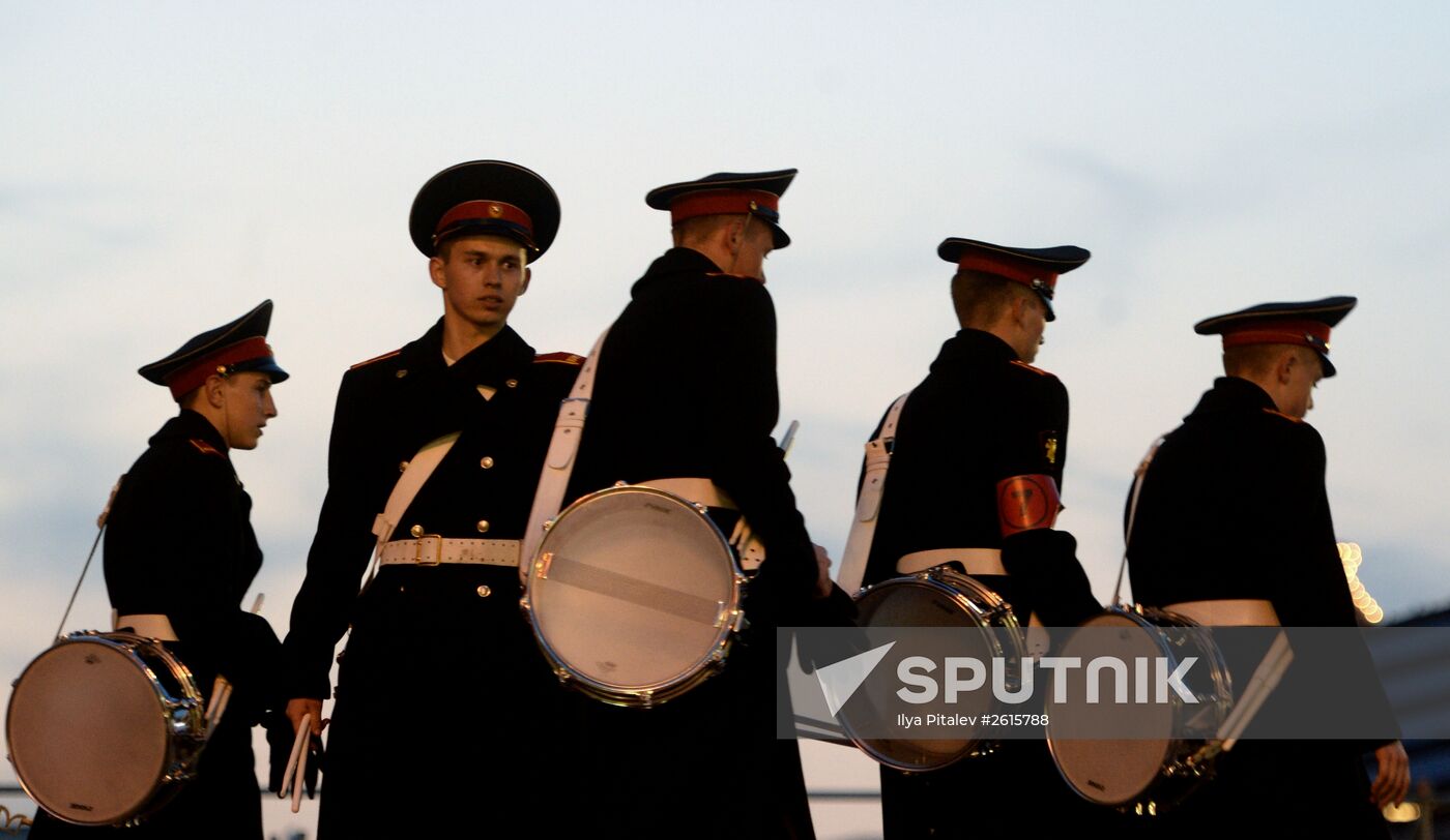 Victory Day Parade rehearsal in Moscow