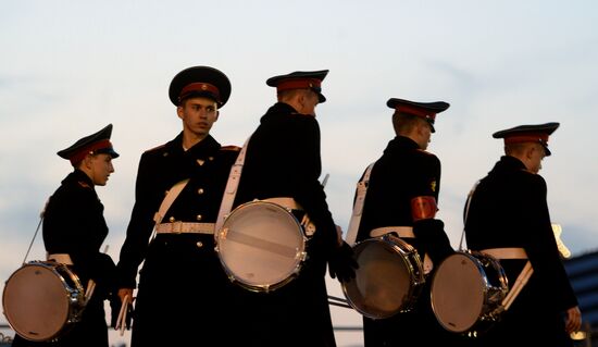 Victory Day Parade rehearsal in Moscow