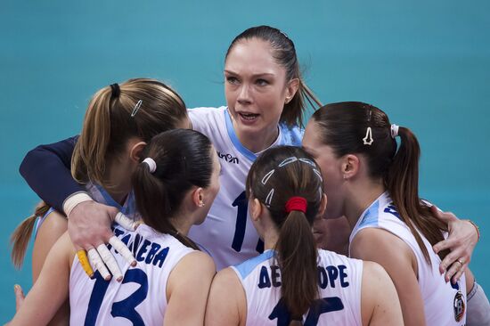 Russian Women's Volleyball Super League. Dynamo Moscow vs. Dynamo Kazan