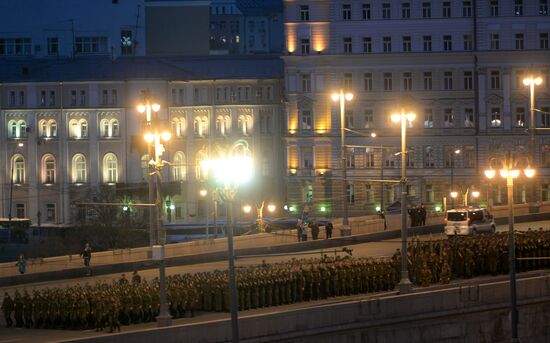 Victory Day Parade rehearsal in Moscow