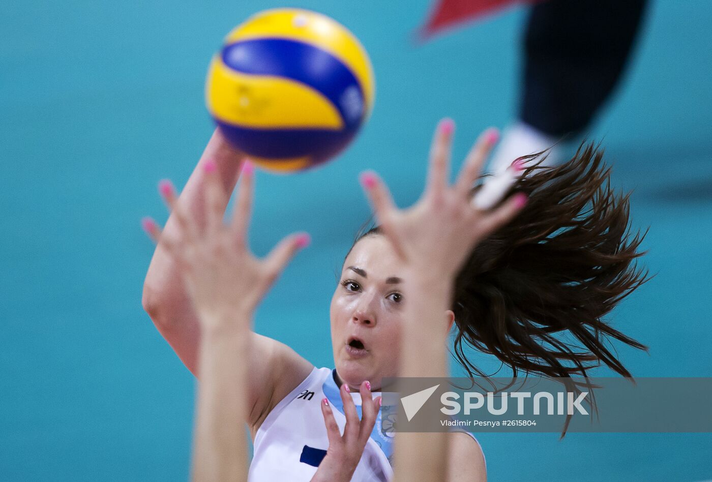 Russian Women's Volleyball Super League. Dynamo Moscow vs. Dynamo Kazan