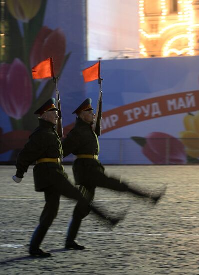 Victory Day Parade rehearsal in Moscow