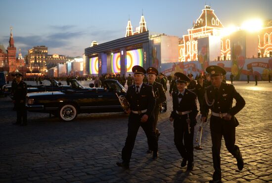 Victory Day Parade rehearsal in Moscow