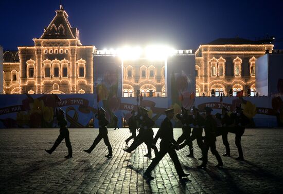 Victory Day Parade rehearsal in Moscow