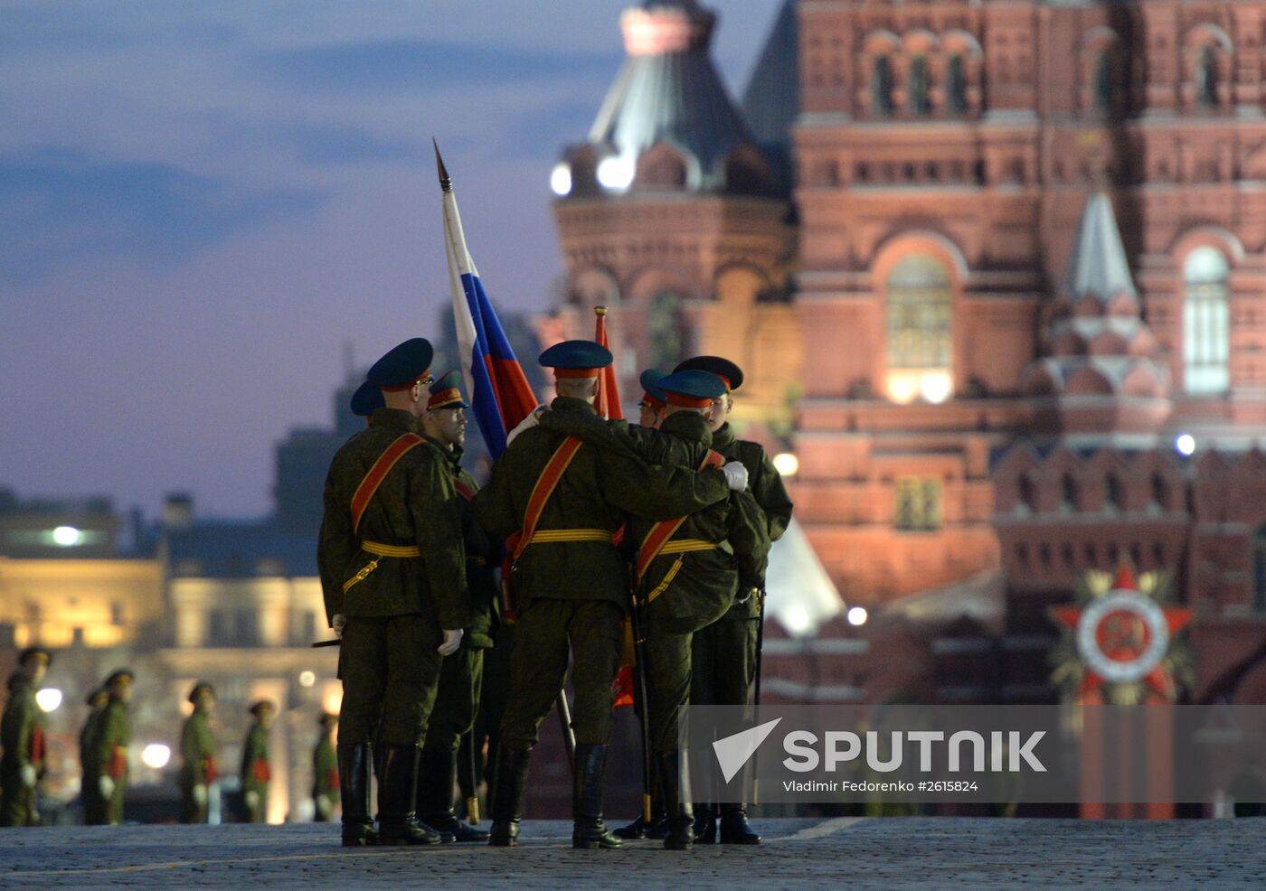 Victory Day Parade rehearsal in Moscow