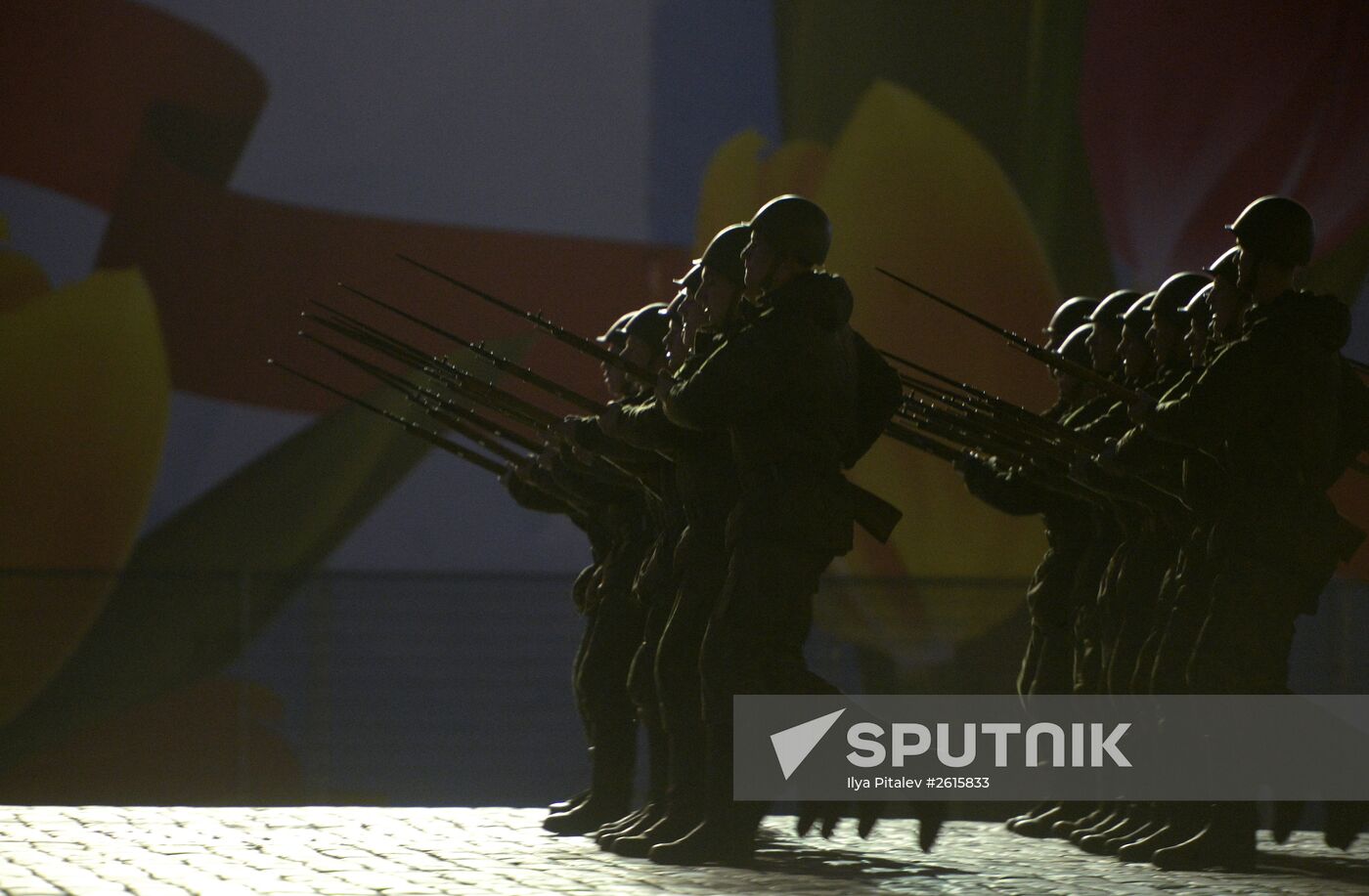 Victory Day Parade rehearsal in Moscow