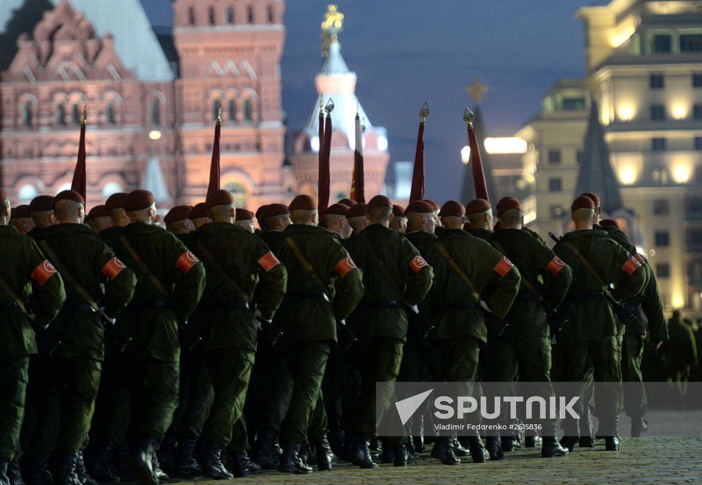 Victory Day Parade rehearsal in Moscow