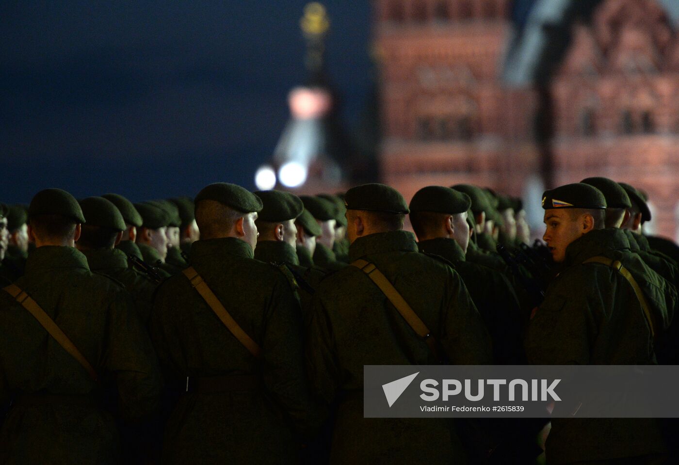 Victory Day Parade rehearsal in Moscow