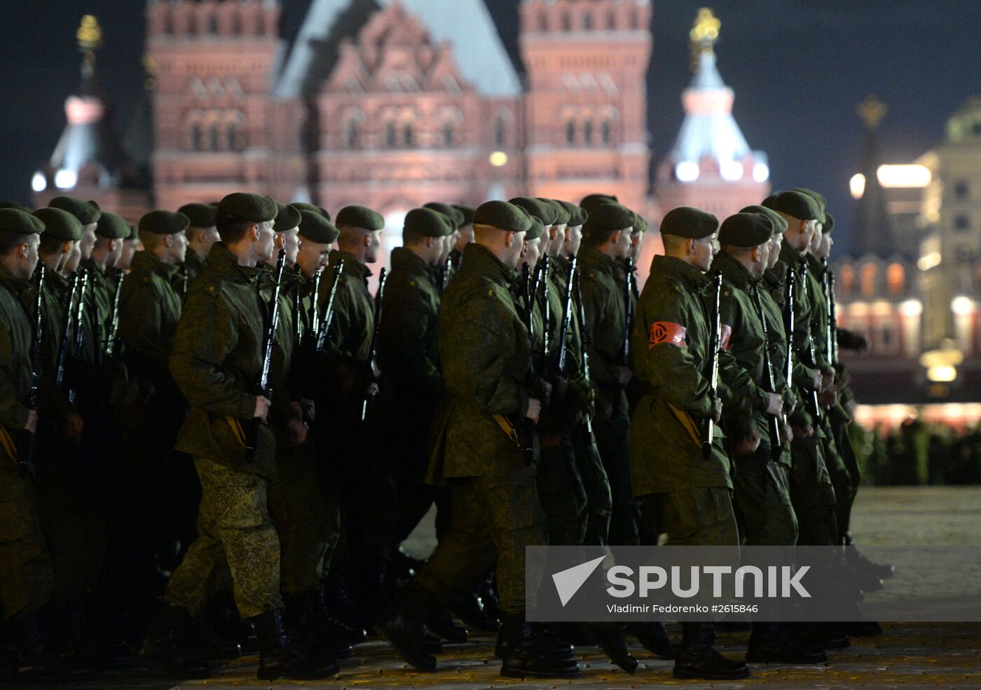 Victory Day Parade rehearsal in Moscow