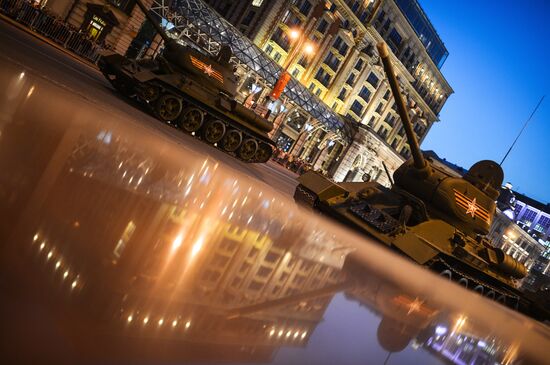 Victory Day Parade rehearsal in Moscow