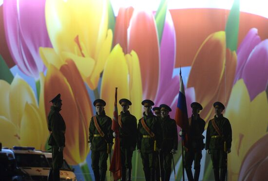 Victory Day Parade rehearsal in Moscow