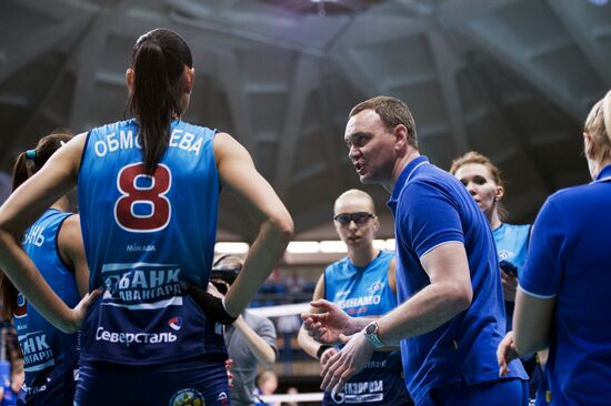 Russian Women's Volleyball Super League. Dynamo Moscow vs. Dynamo Kazan