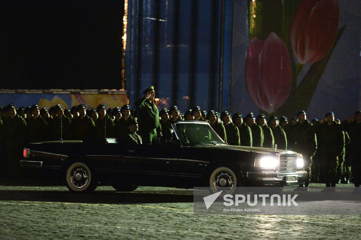 Victory Day Parade rehearsal in Moscow