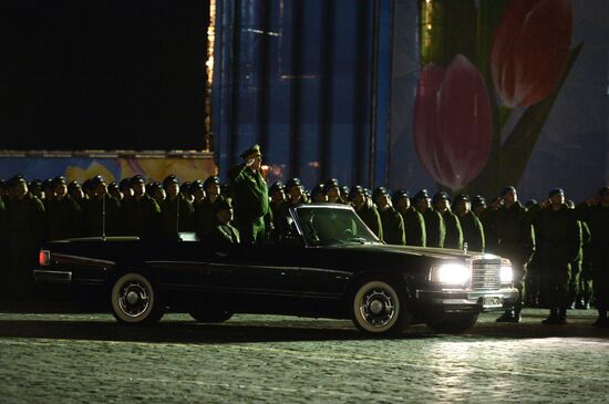 Victory Day Parade rehearsal in Moscow