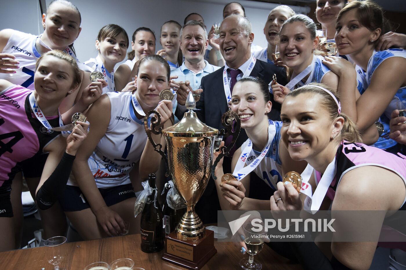 Russian Women's Volleyball Super League. Dynamo Moscow vs. Dynamo Kazan