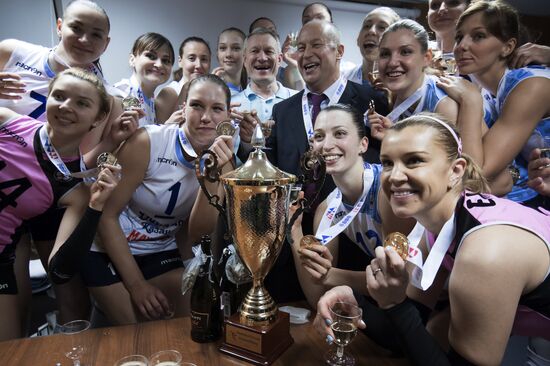 Russian Women's Volleyball Super League. Dynamo Moscow vs. Dynamo Kazan