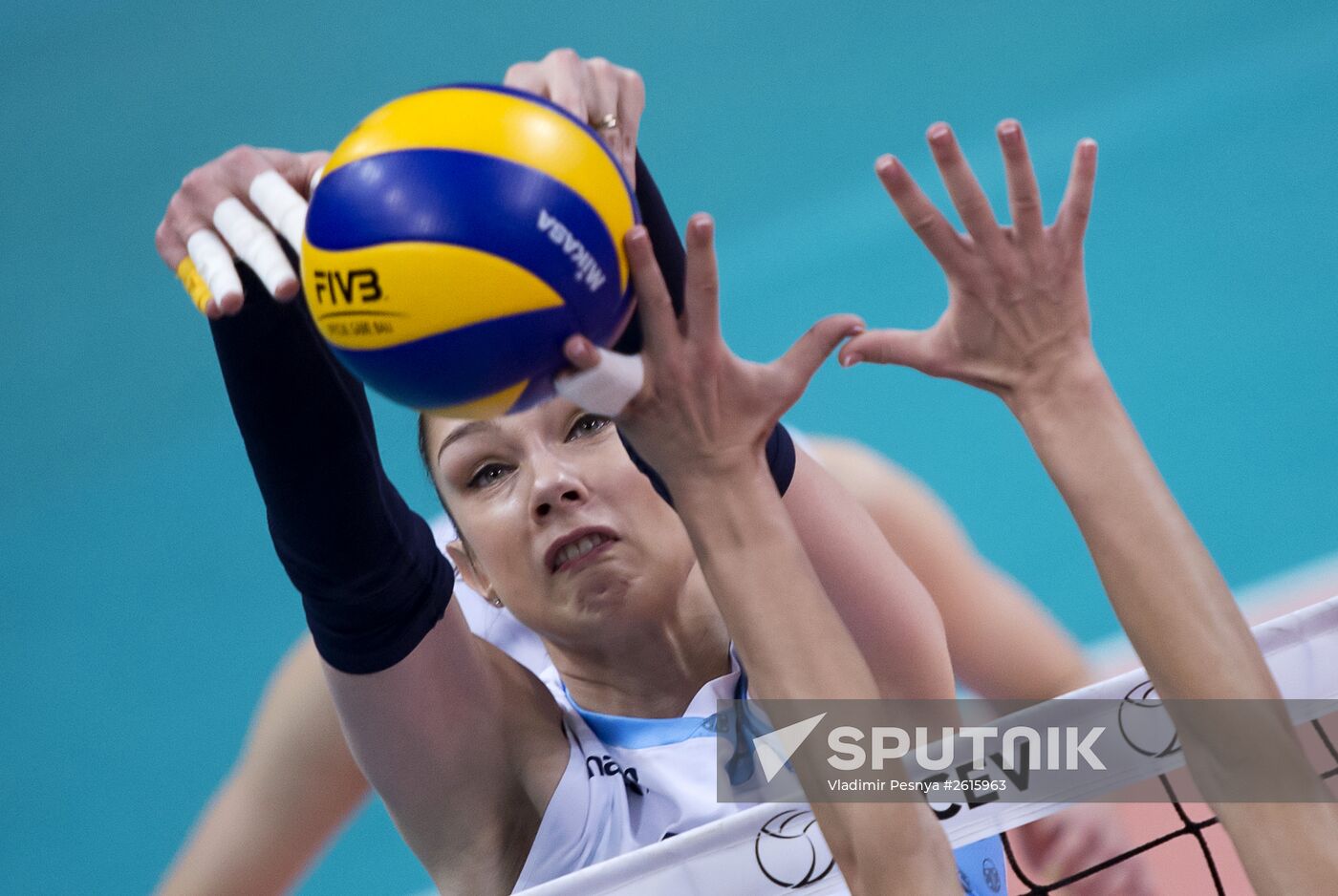 Russian Women's Volleyball Super League. Dynamo Moscow vs. Dynamo Kazan