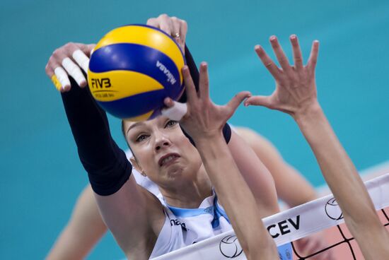 Russian Women's Volleyball Super League. Dynamo Moscow vs. Dynamo Kazan