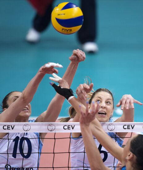 Russian Women's Volleyball Super League. Dynamo Moscow vs. Dynamo Kazan