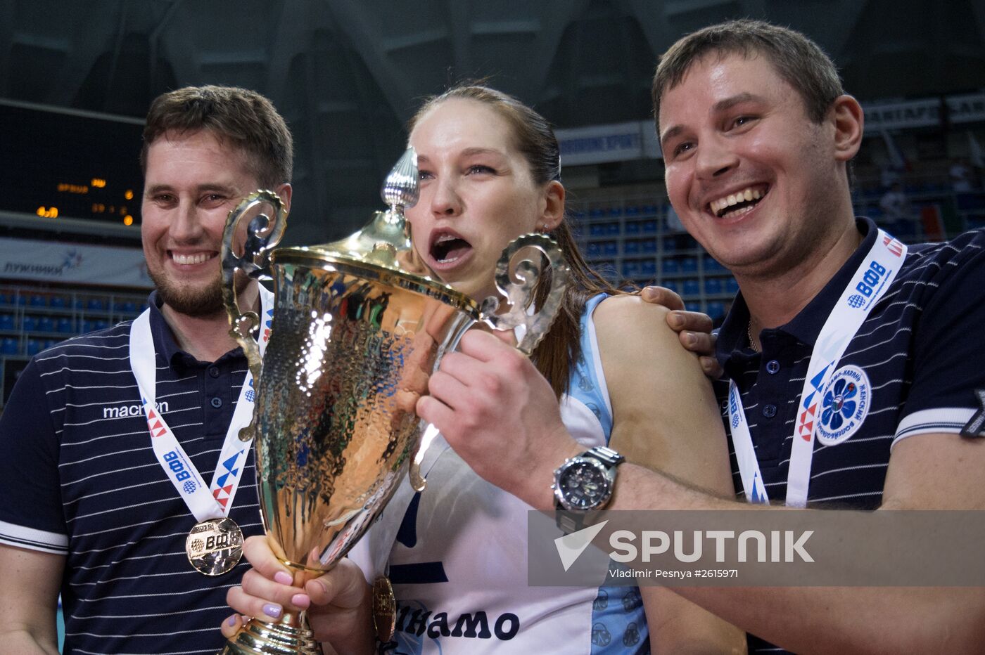 Russian Women's Volleyball Super League. Dynamo Moscow vs. Dynamo Kazan