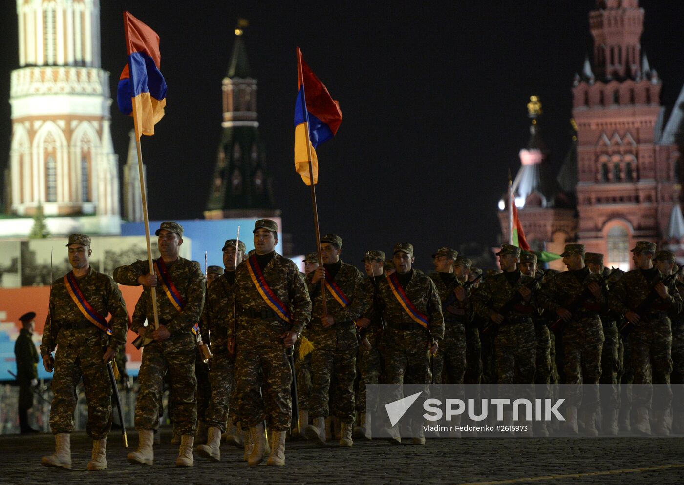 Victory Day Parade rehearsal in Moscow