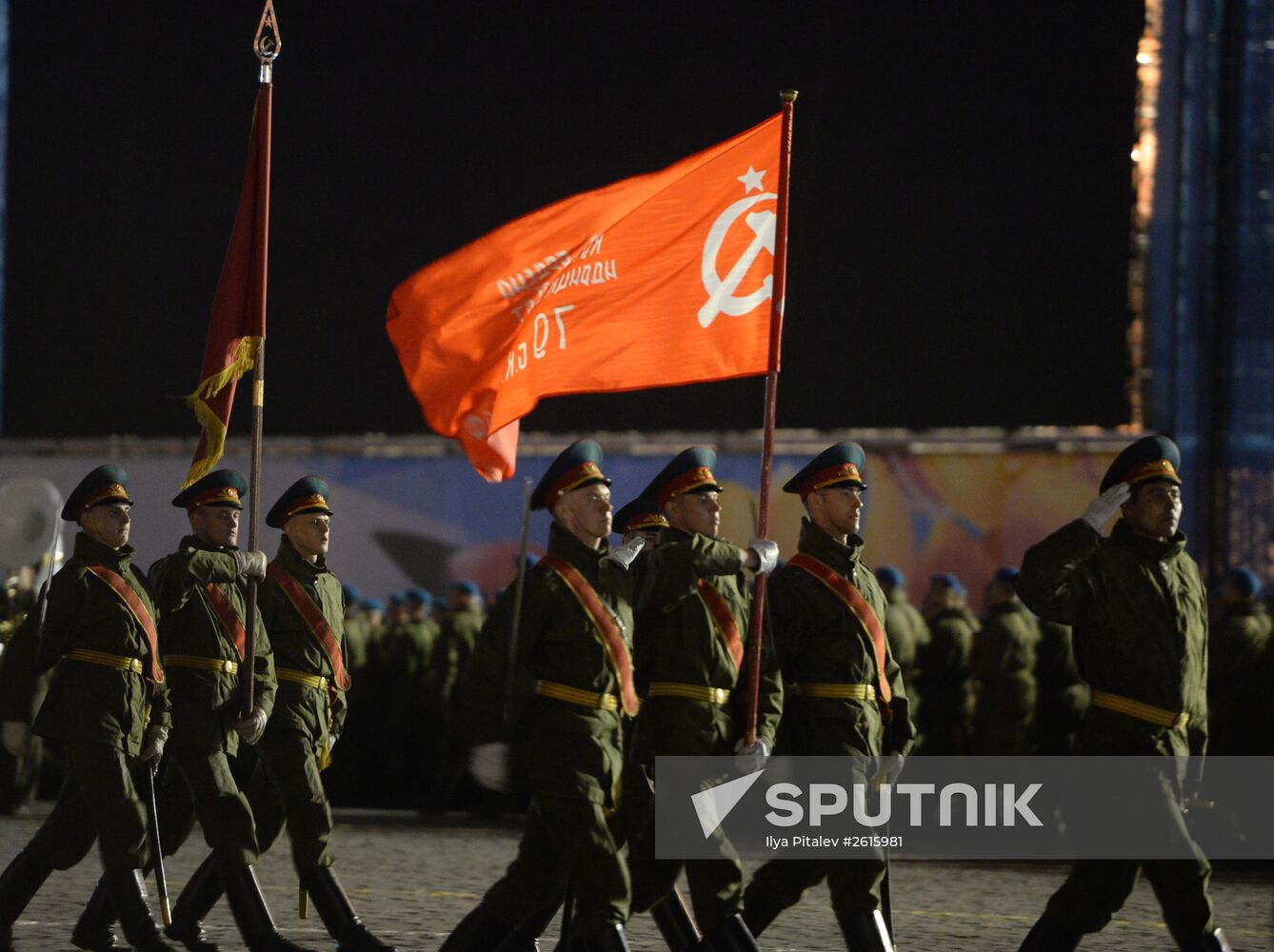 Victory Day Parade rehearsal in Moscow