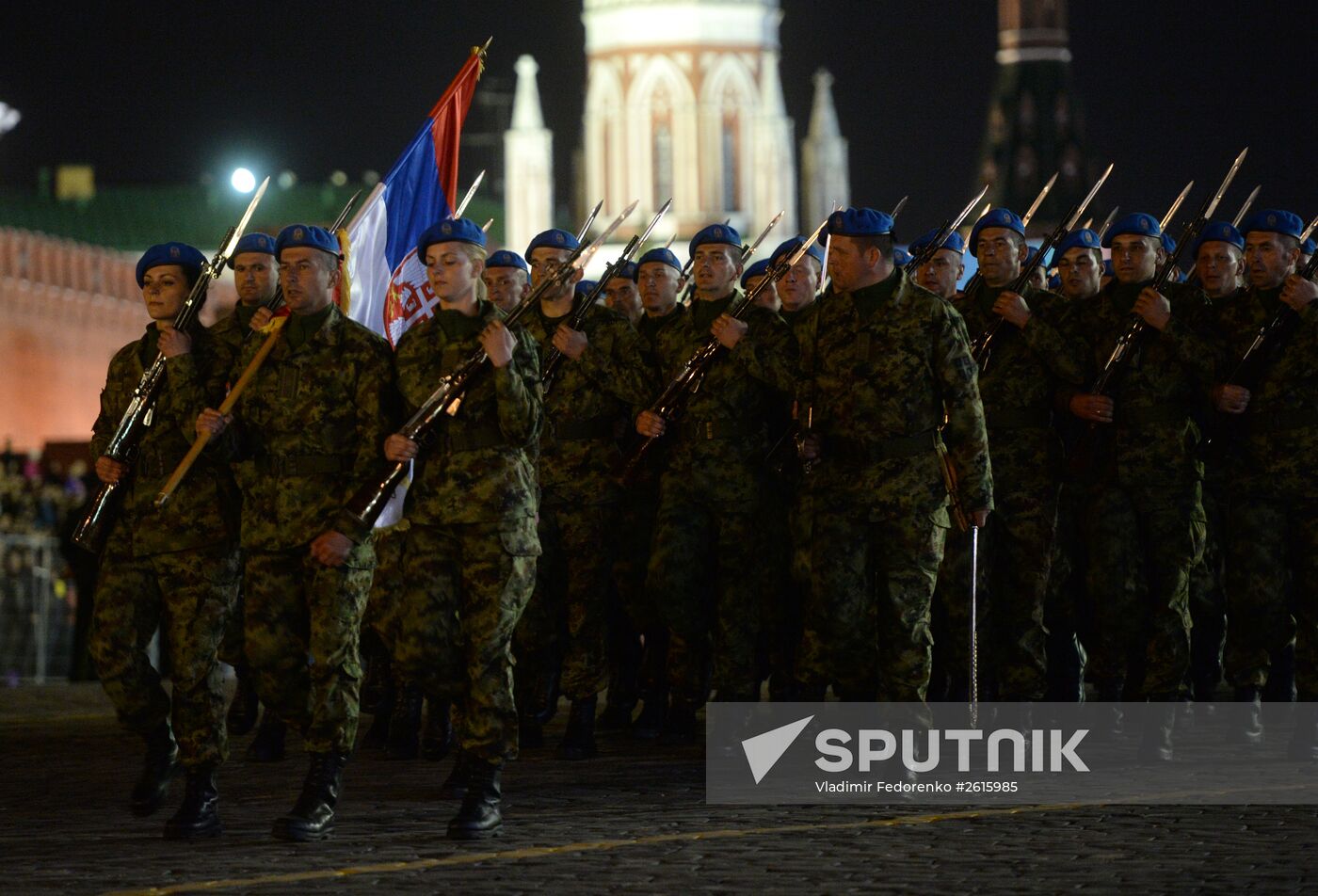 Victory Day Parade rehearsal in Moscow
