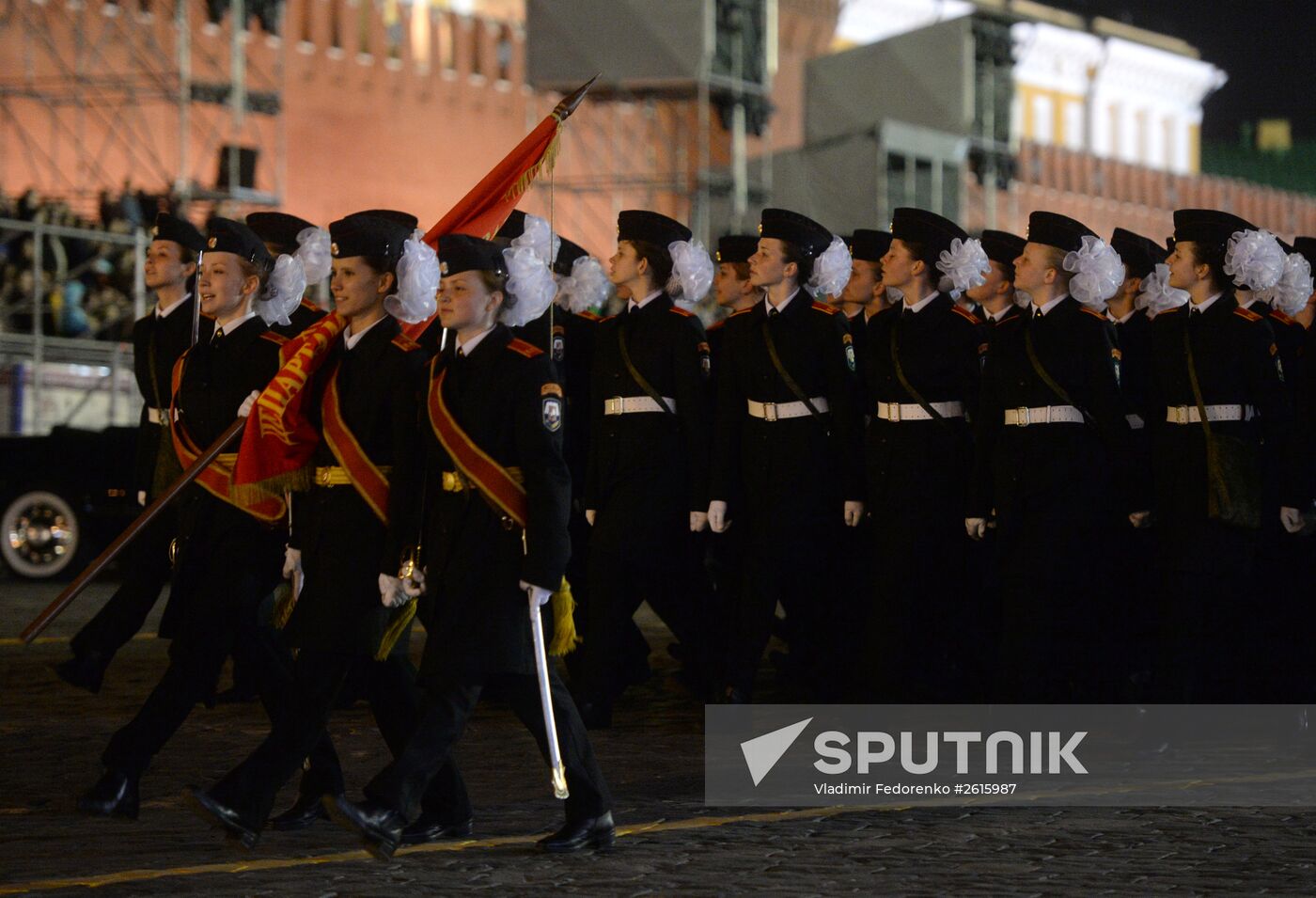 Victory Day Parade rehearsal in Moscow