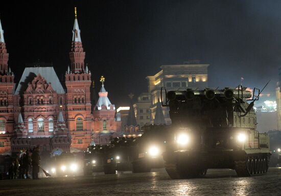 Victory Day Parade rehearsal in Moscow