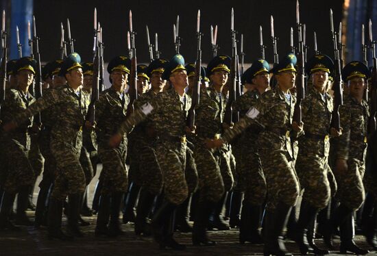 Victory Day Parade rehearsal in Moscow