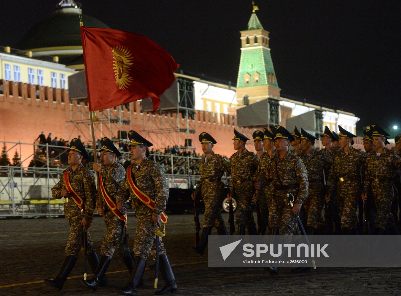 Victory Day Parade rehearsal in Moscow