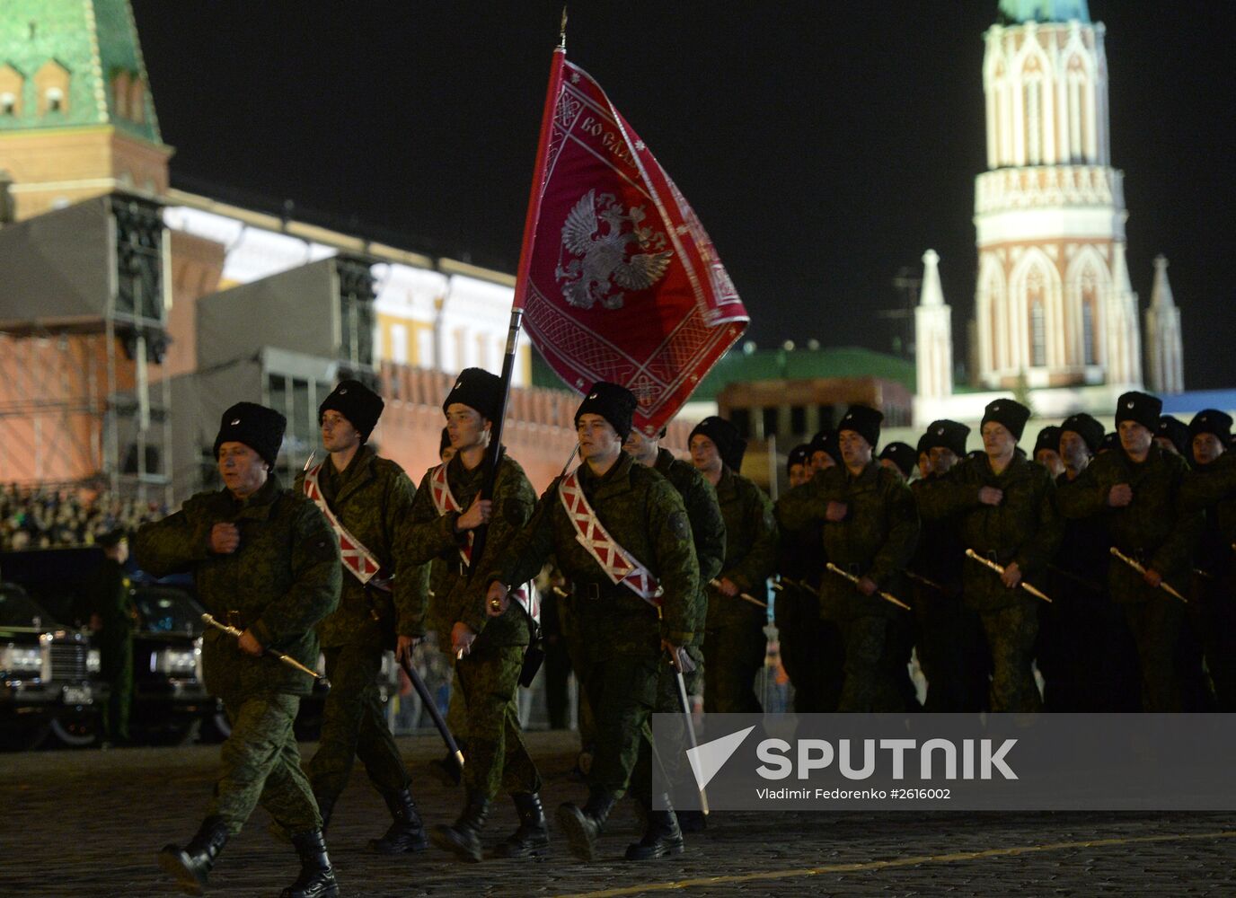 Victory Day Parade rehearsal in Moscow