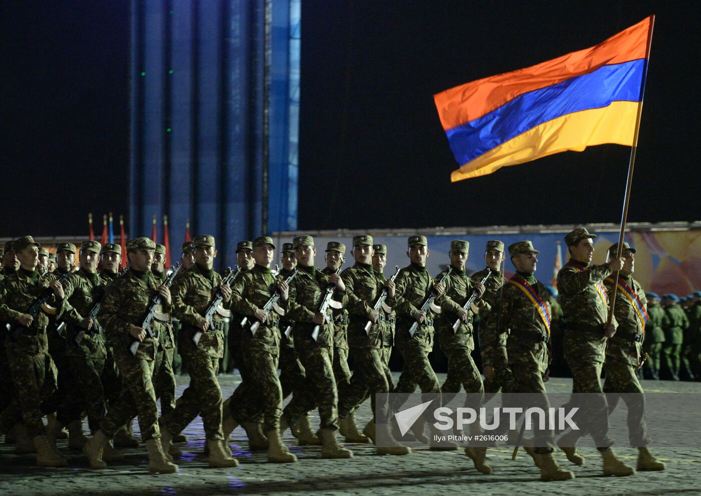 Victory Day Parade rehearsal in Moscow