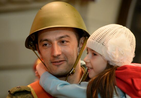 Victory Day Parade rehearsal in Moscow